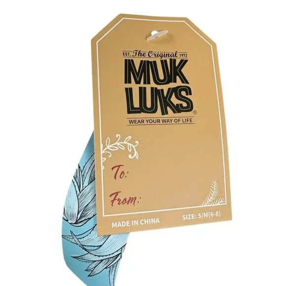 MUK LUKS Set of 2 Aloe Infused Textured Cabin Socks Faux Fur Lined NWT L/XL WTB - Picture 6 of 6